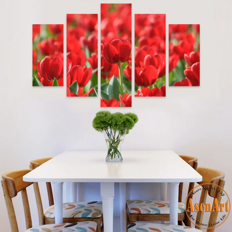 Canvas Wall Art Red Flowers 21 5 X 32 Com Metal Wall Art Red Flower Vine Polyvore