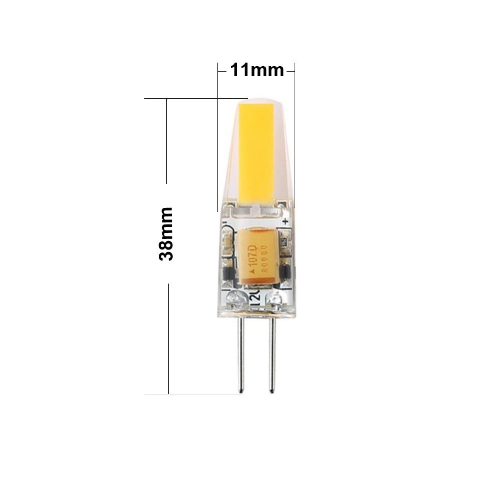 OSIDEN 10 шт./лот светодиодный светильник AC/DC 12 v G4 1505 светодиодный cob изюминка Светодиодная лампа-Кукуруза лампы белый/warmwhite 360 Угол луча СВЕТОДИОДНЫЙ лампы Гарантия