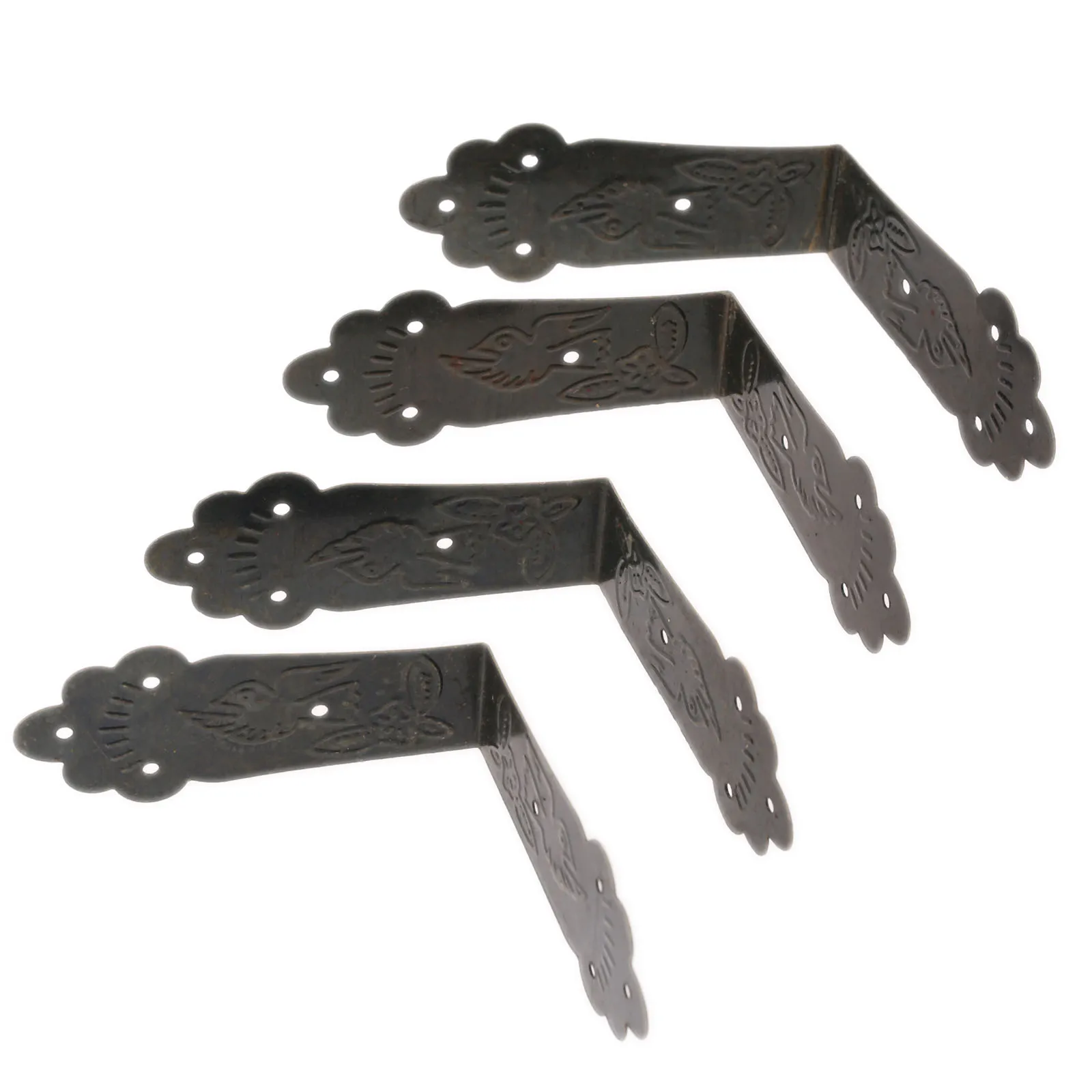 4 шт. винтажные декоративные угловые кронштейны для мебели|decorative corner brackets|corner