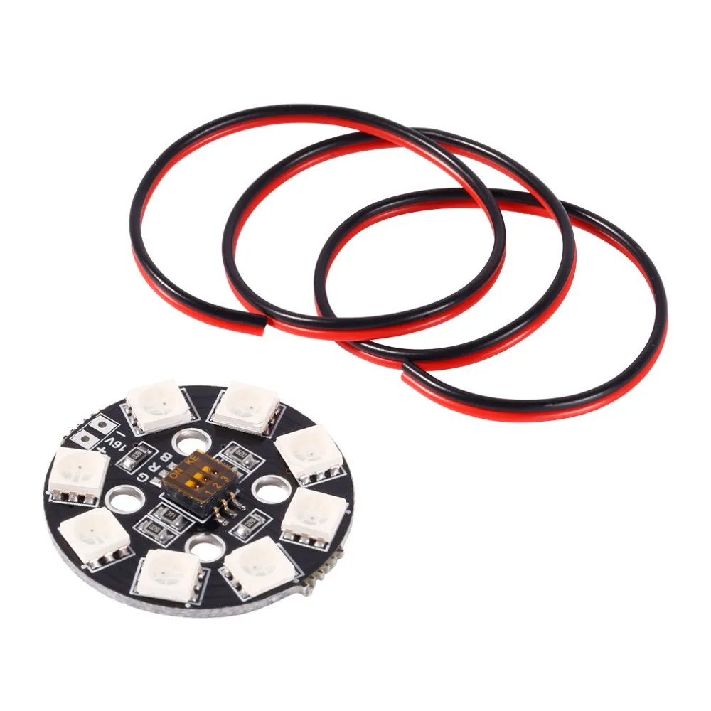 Matek RGB LED X6/12 V Круглая 7 видов цветов световая доска/навигационные огни для DIY