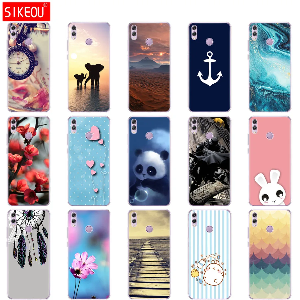 

silicone case for huawei honor 8x Case 6.5 inch Back Cover for huawei honor 8x funda Transparent TPU shell phone bags