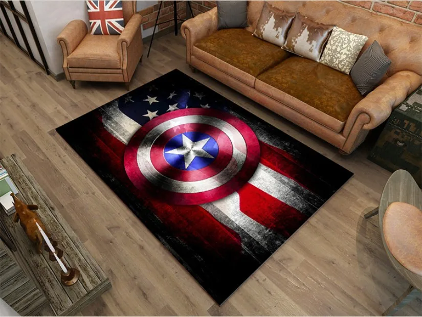 Капитан США Британский национальный флаг большие ковры для гостиной домашний Декор Спальня Ковер Напольный коврик Karpet коврики напольные коврики Tapetes