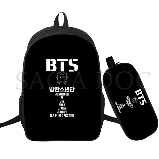 Buy Kpop BTS Bangtan Boys 2 Pcs/set Daily Backpack