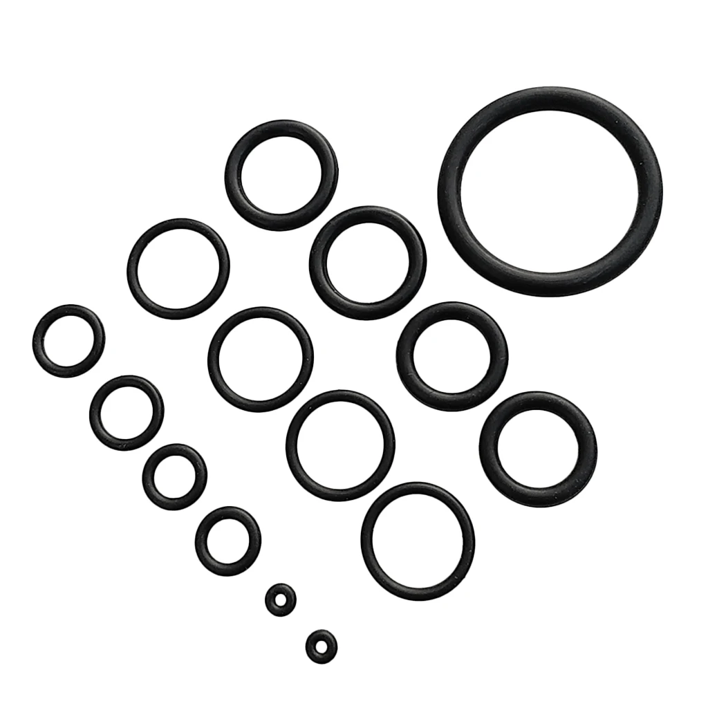 15 Pieces Rubber O-Ring Kit & Case For Scuba Diving BCD Tank Hose Regulator