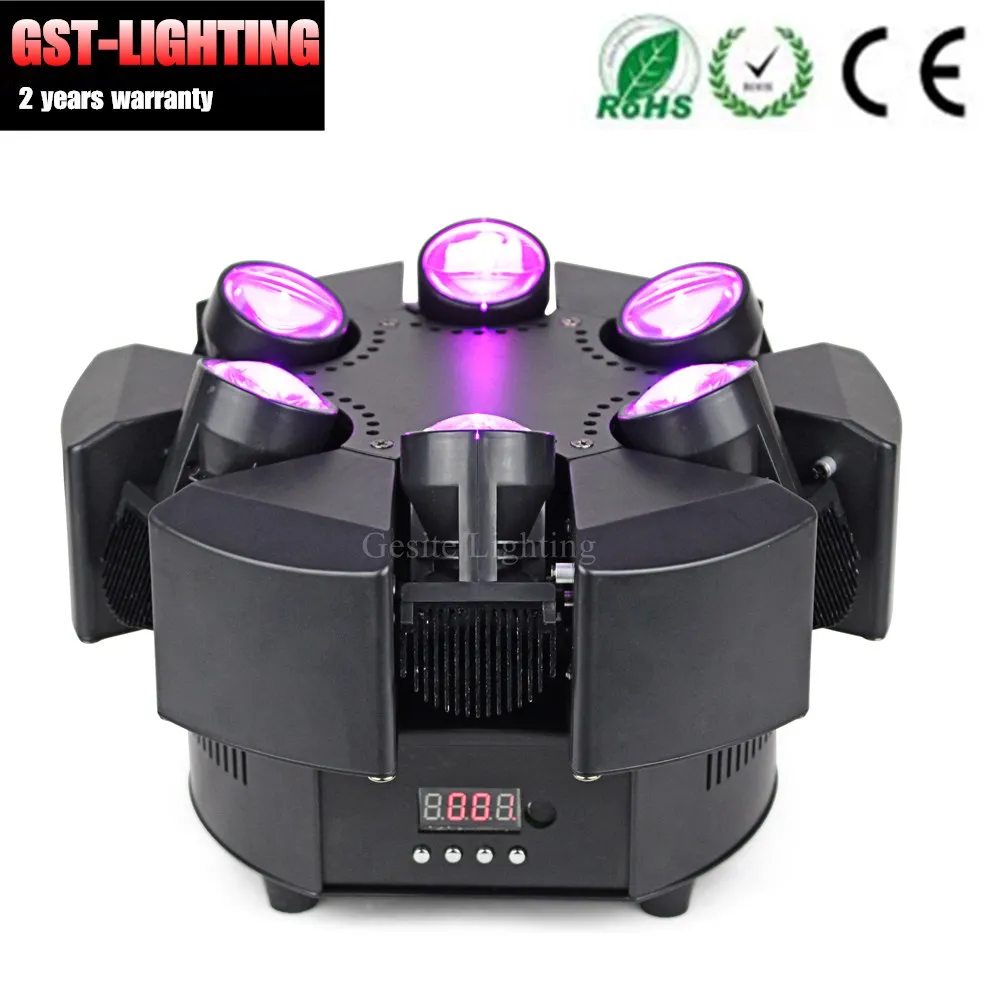 Vermelho e Verde do Laser Laser para Festa 4 Pçs e lote 6x10 w Lira Led Feixe para Festa dj Clube Ktv 12 4 pçs lote 6x10 w lira led