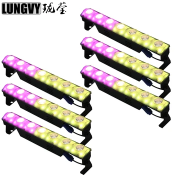 

Free Shipping 6pcs/Lot Pixel Chase Effect 7x3 Warm White / Cold White Beam Multi Beam Individual DMX Led Wall Washer Stage Light