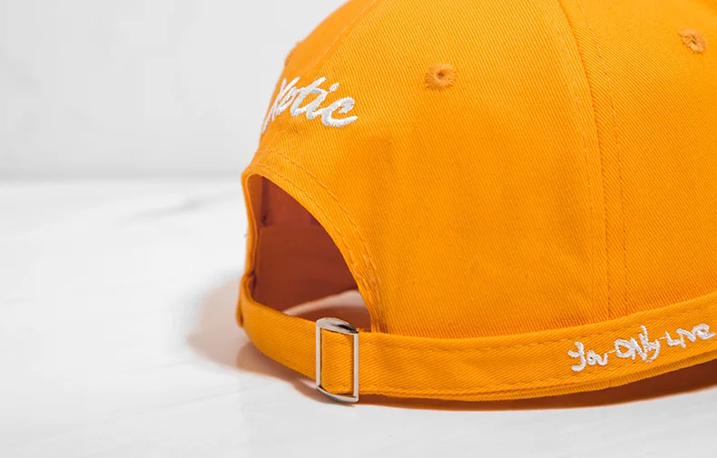 Уличный хип-хоп бренд английская вышивка Персонализированная лента для мужчин и женщин черный белый оранжевый бейсболка Snapback шляпа от солнца