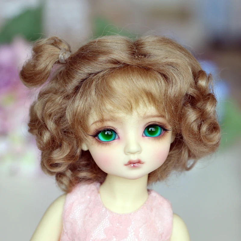 Peruca Boneca Yosd 5 Mohair Cor Encaracolados Tranças 1 - 6 Bjd 5 China bjd wig Suppliers