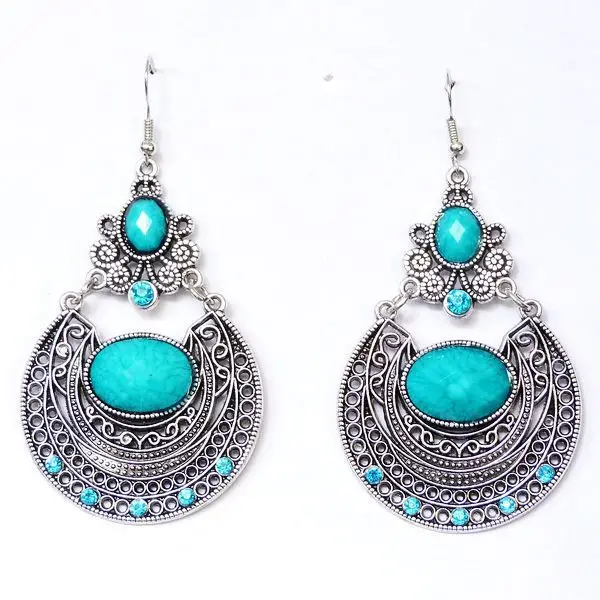 European Designer Por Vintage Crystal Palace Carved Hollow Boho European Designer Por Vintage Crystal Palace Carved Hollow Boho Water Drop Earrings For Woman Cce193 In From Jewelry Accessories On