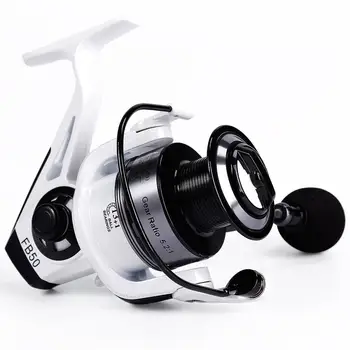 

Sougayilang Fishing Reel 13+1BB Light Weight Ultra Smooth Aluminum Spinning Fishing Reel with Free Spare Graphite Spool De Pesca