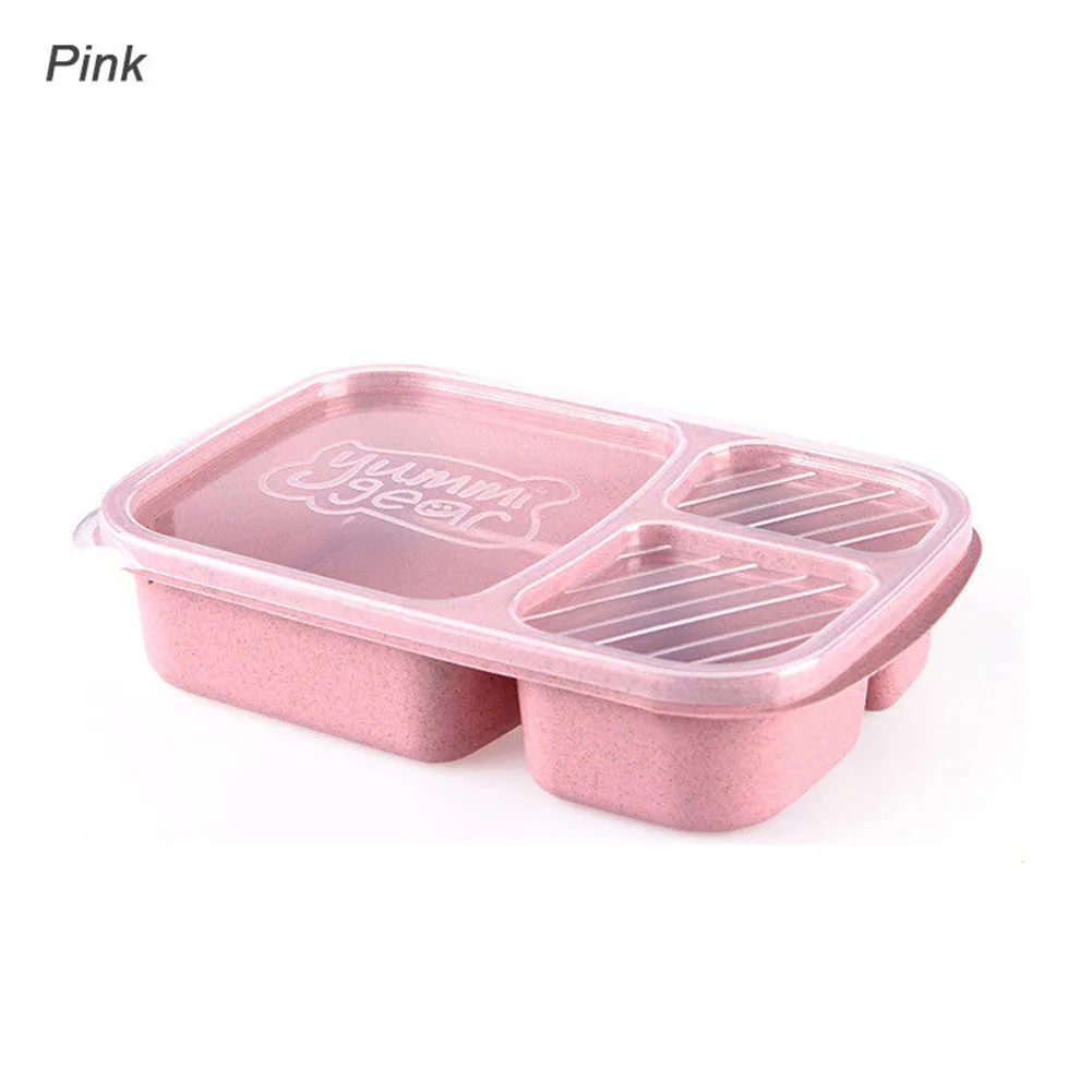 Nuevas llegadas microondas Bento almuerzo cajas deportes al aire libre Camping Picnic contenedor de alimentos de seguridad caso vajilla Kits