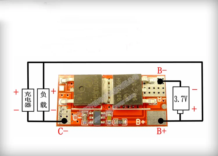 1S сотовый 10A 3 7 V 6 BMS Батарея защита зарядных устройств печатной платы литий ионный