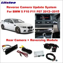 Liislee Original Screen Update System For BMW 5 F10 F11 F07 2013~2015 NBT System / Reversing Module Rear Camera / Decode Track 