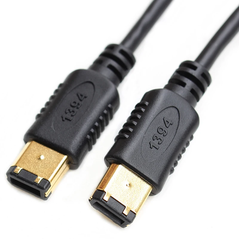 FireWire 400 6pin línea IEEE-1394B 6pin a 6pin cable de conexión 1 m