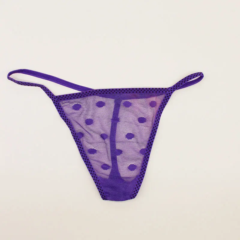SP&CITY Cheap Dot Patterned Sexy String Women Hollow Out Lace Panties Sex Thongs Transparent G-string Lingerie Briefs Tanga