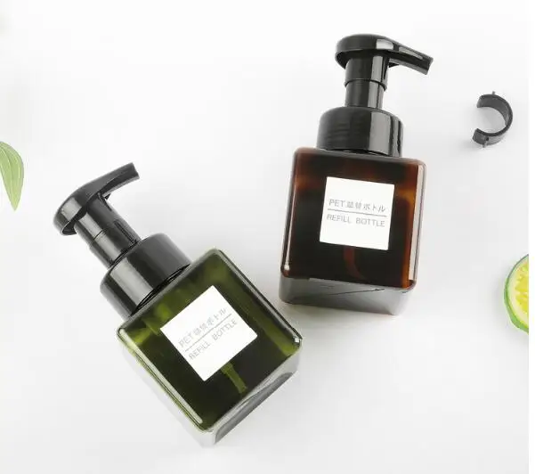 

1pcs 250ml Plastic Liquid Foaming Refillable Bottles Froth Pump Soap Dispenser Shampoo Lotion Bottling Containers