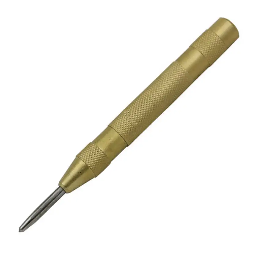 

Adjustable 1PC Automatic Center Punch Heat treated alloy steel Punching mark hole locations with sharp precision tip 3JU15