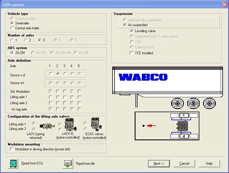 Набор для диагностики WABCO(WDI) прицеп WABCO и OBD2 сверхмощный диагностический инструмент WABCO грузовик сканер