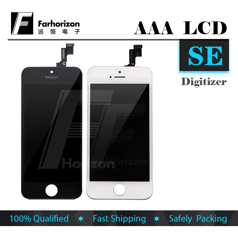 Wholesale 10 PCS/LOT 100% Tested LCD for iPhone SE of Capacitive Touch Screen & free Shipping | Мобильные телефоны и