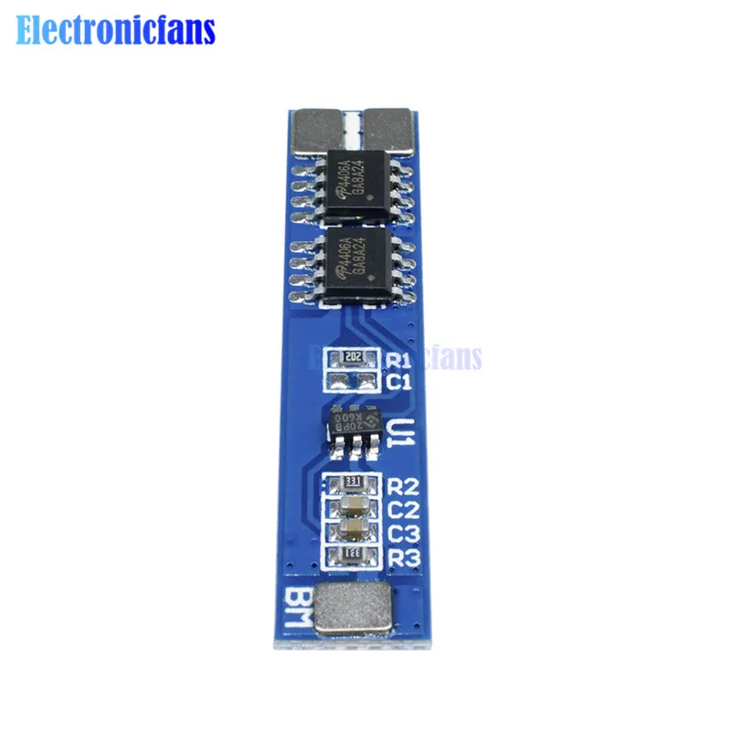 2 шт. защитная плата для литий ионных аккумуляторов 2S 5A BMS PCM полимерных 7 4 В 8 в 18650