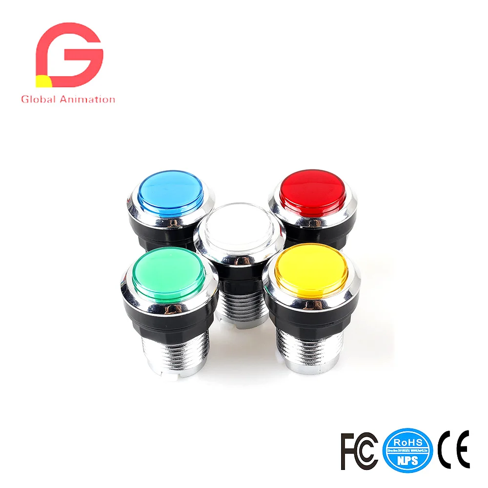  Classic Arcade Contest DIY Retropie Cabinet Kits USB Encoder to Joystick PC Games + Chrome Plating  - 32841785262