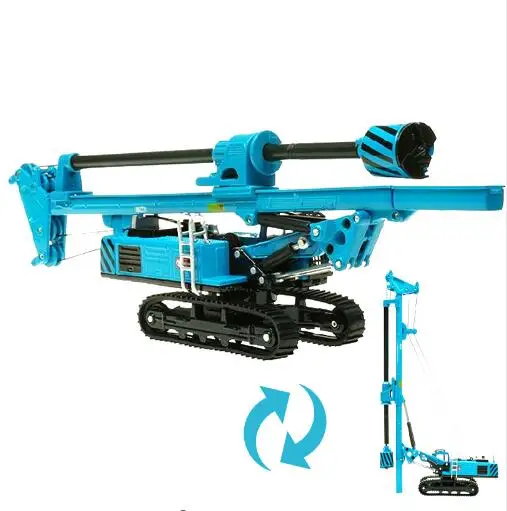 

Alloy Diecast Rotary Drilling Rig Crawler Excavator Diecast Construction Vehicle Model Children Collection Decoration Model Toys