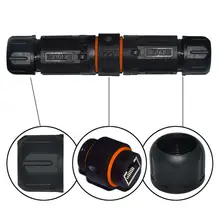 AC/DC водонепроницаемый RJ45 Ethernet сетевой кабель разъем провода удлинитель адаптер