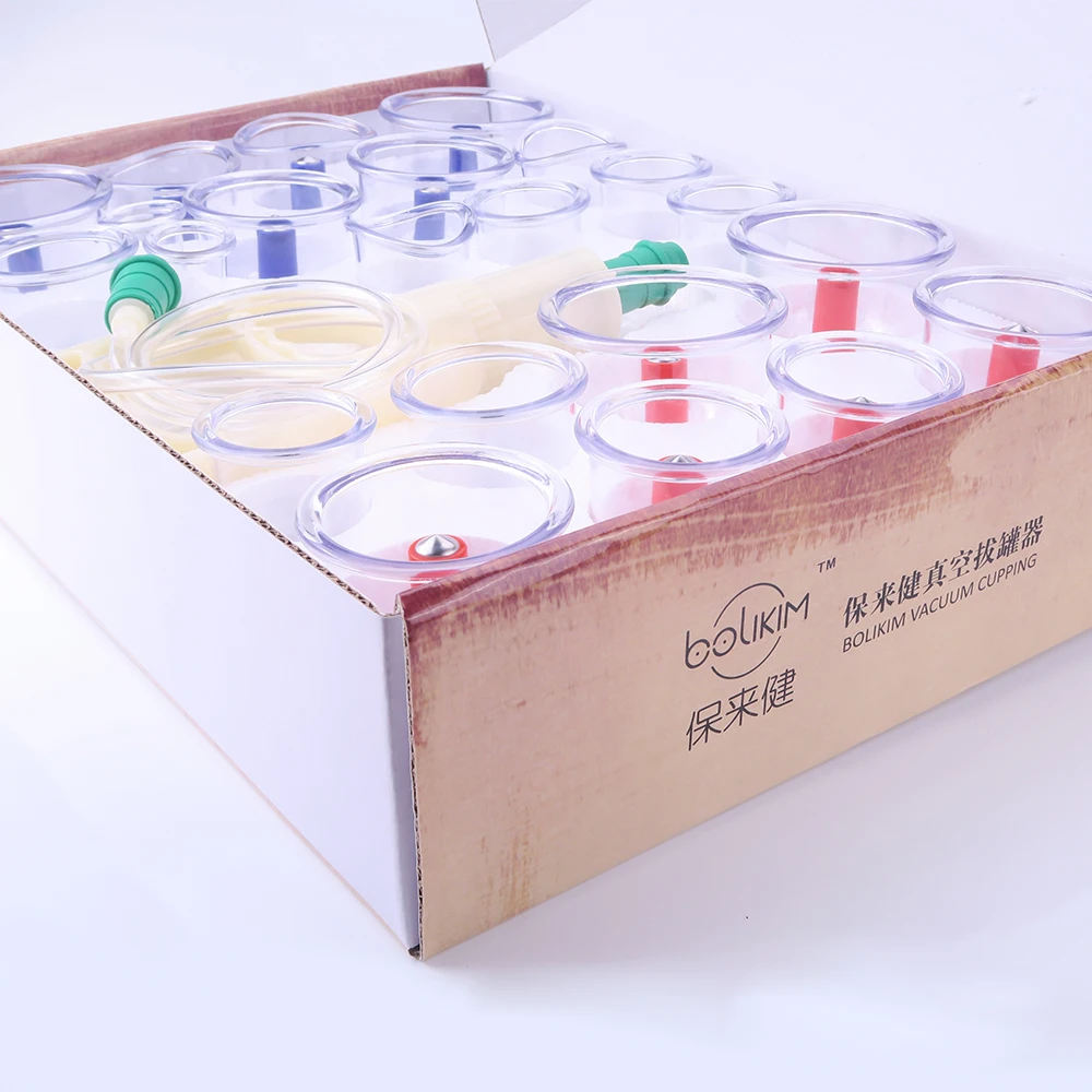 Massager 28 Pcs Massage Cans Cups Chinese Vacuum Cupping Kit Pull Out A Vacuum Apparatus Therapy Relax Massagers Curve Suction Pumps Massage cupping (9)