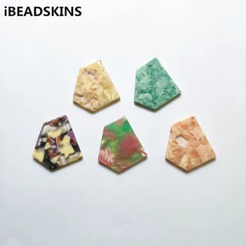 

New arrival! 35x30mm 50pcs irregular-shape acetic acid charm for stud earrings,earrings accessories,Earring parts,jewelry DIY