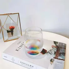 Новая Радужная преломляющая чашка цветная круглая креативная Радужная чашка креативный стиль чашка стеклянная чашка