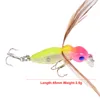 1Pcs 4cm 3.5g Grasshopper insects Fishing Lures Sea fishing Tackle Flying Jig Wobbler Lure hard lure bait Artificial baits ► Photo 2/6