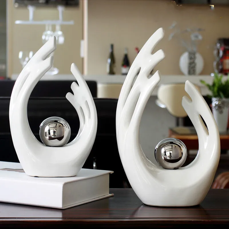  Ceramic Arts And Crafts Living Room Bedroom Decoration Gift Home Decor Porcelain Figurine Decorativ - 32651884077