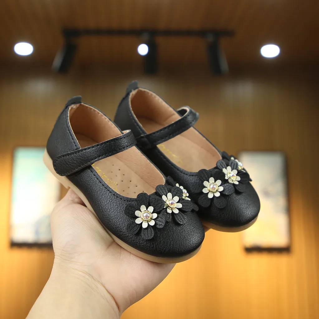 

Fashion Summer Toddler Infant Kids Baby Little Girls Flowers Sweet Princess Party Shoes Solid Sandals Hot Free Shipping W#4