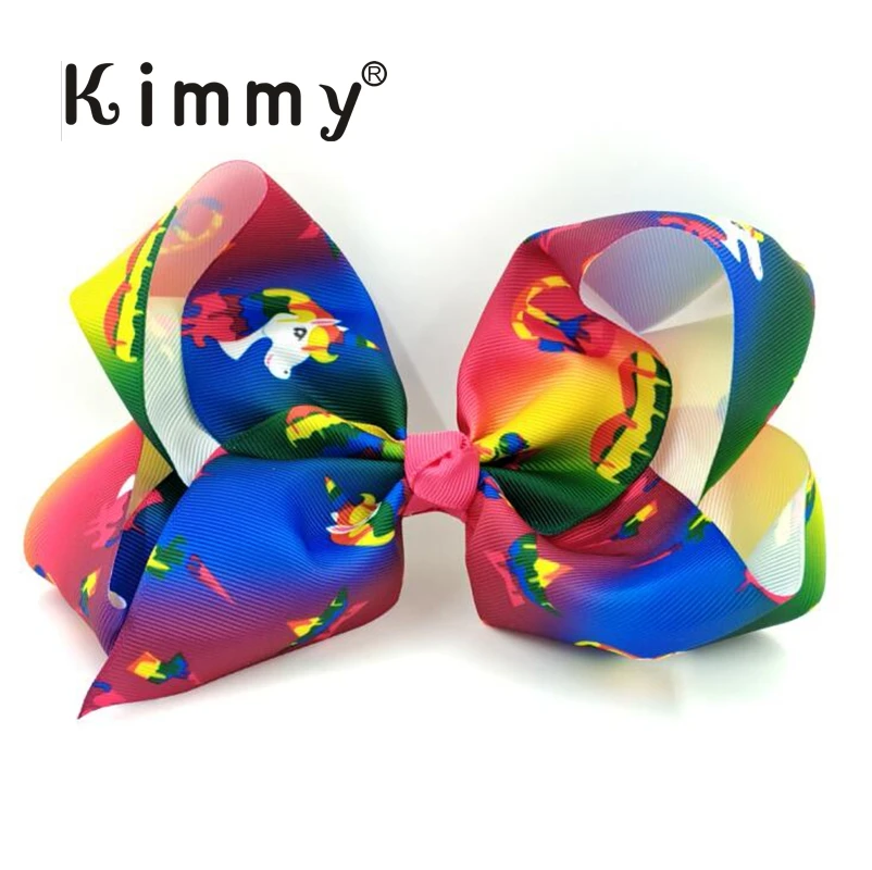 

2pc 7" Unicorn Hair Bow for Girls By Funny Girl Designs