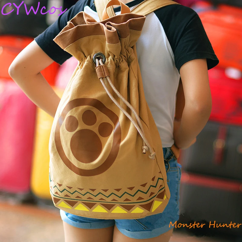 Сумка через плечо для костюмированной игры Monster Hunter Airou Airu Cat сумка из парусины