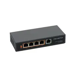 48 В 96 Вт 5 Порты 4 poe инжектор Мощность over ethernet switch телефона voip AP устройств сетевой коммутатор IEEE802.3af 10/100 Мбит