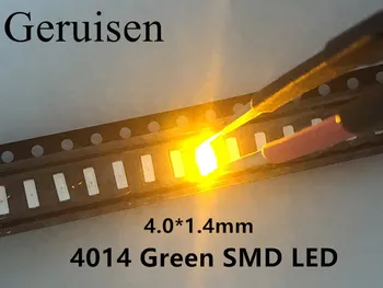 

4014 GREEN LED SMD 22-24lm 3.0-3.2V car lamp light beads RoHs Free shipping/200PCS