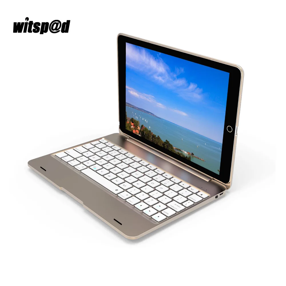 

Witsp@d Universal Case With Keyboard Bluetooth Wireless for iPad Air 2 Tablet for pro 9.7 Case Keyboard for iPad 2017 Tablets