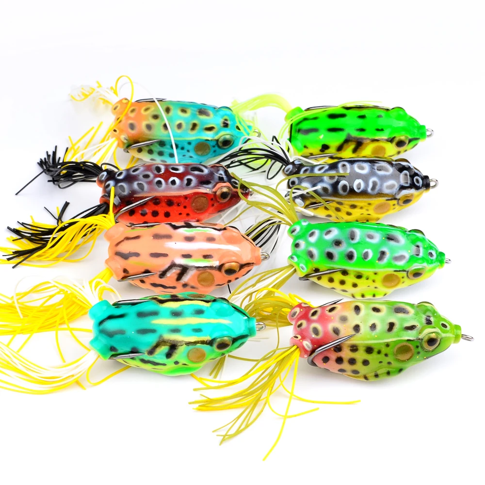 1pc cheap random colour High Quality Fishing Bait Soft bait 8 colors