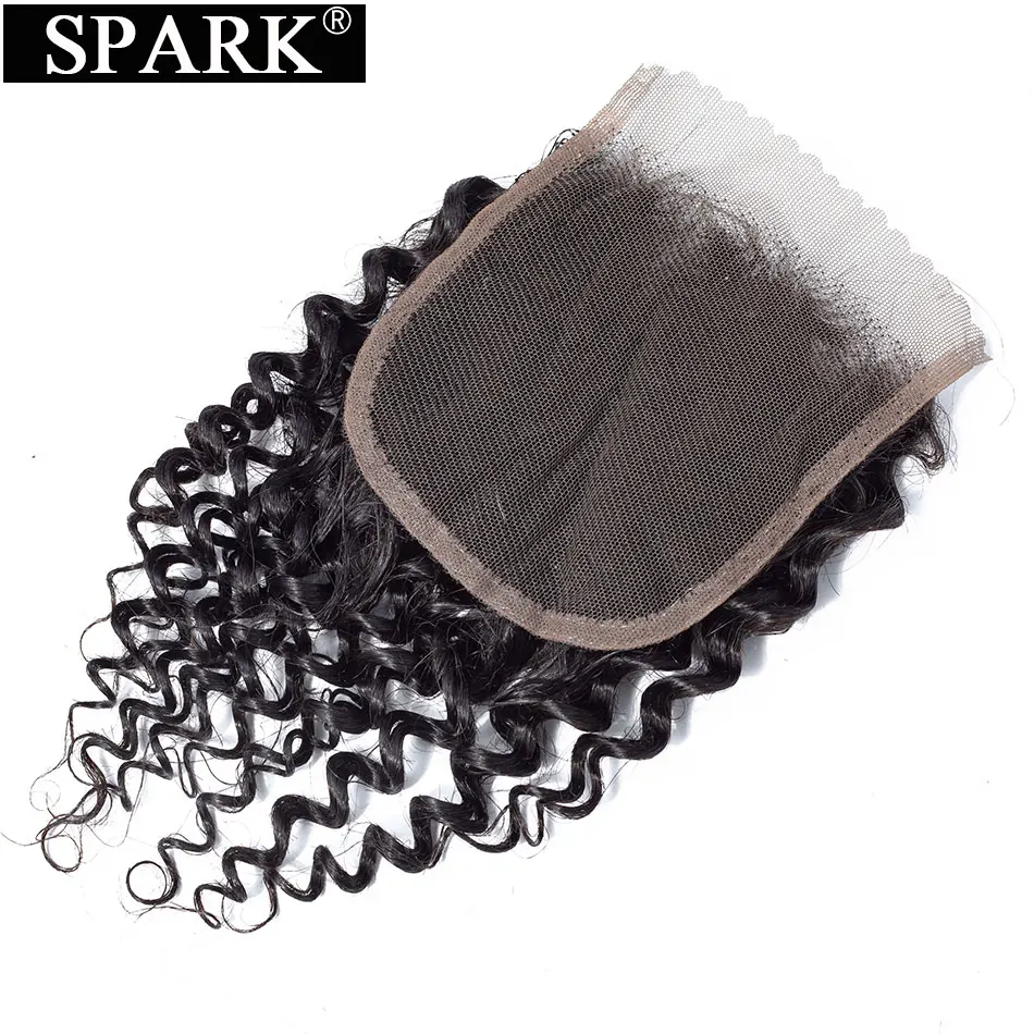 Искра бразильский надувной кудрявый короткий вырез 6 пучков с закрытием может