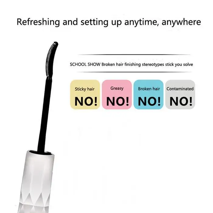 Lasting Broken Hair Finish Cream Small Hair China Gently apply to broken hair Stick Gel Hairdressing Tools