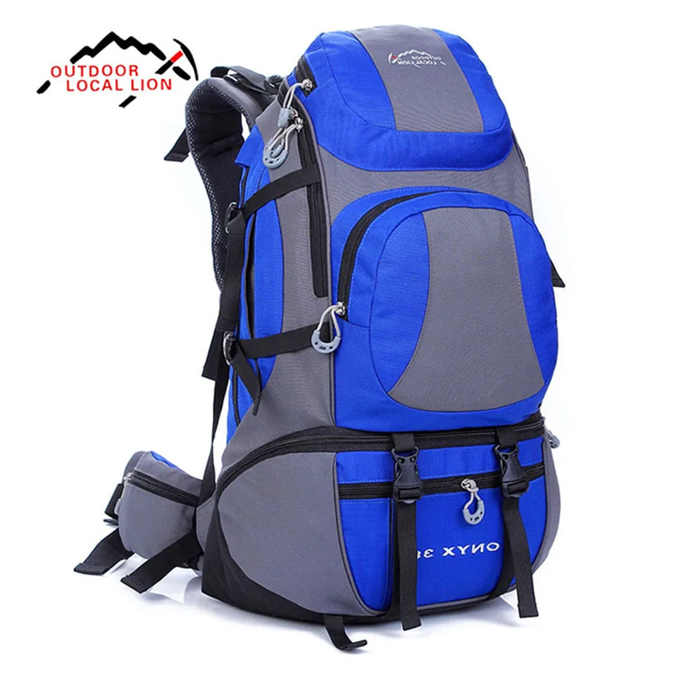ФОТО Outdoor Sport Bag LOCAL LION 38L Backpack Water Resistant Sport Backpack Hiking Bags Camping Travel Mountaineer Climbing Hike 