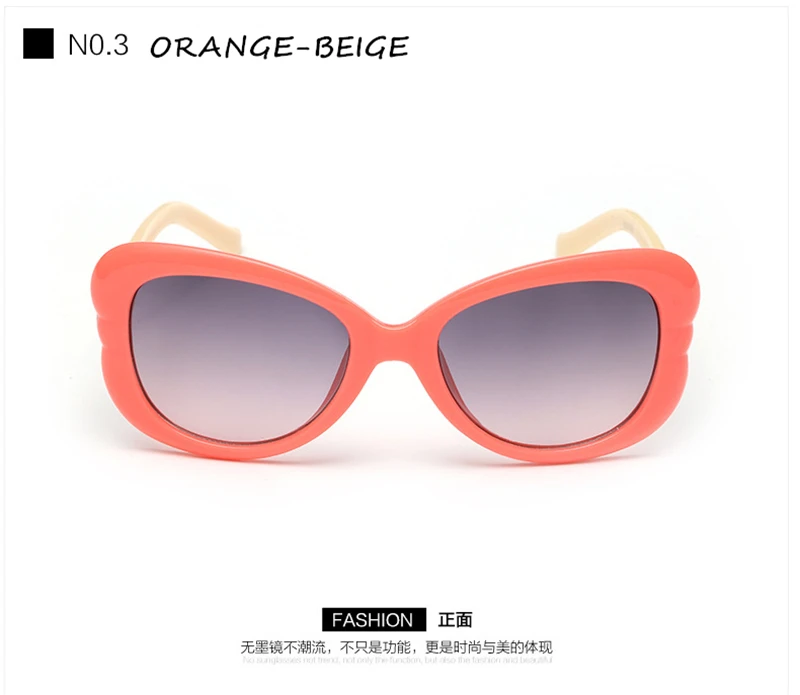 WtgwtQ 2018 New Children Sunglasses Kids Designer Cute Shades For Girls Boys Goggle Baby Glasses Oculos Infantil Sun glasses 15