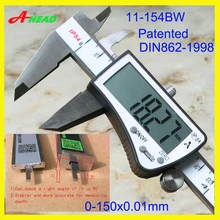 Cheapest prices IP54 Coolant proof digital caliper ,”Penta”(five-way) measurement 11-154BW