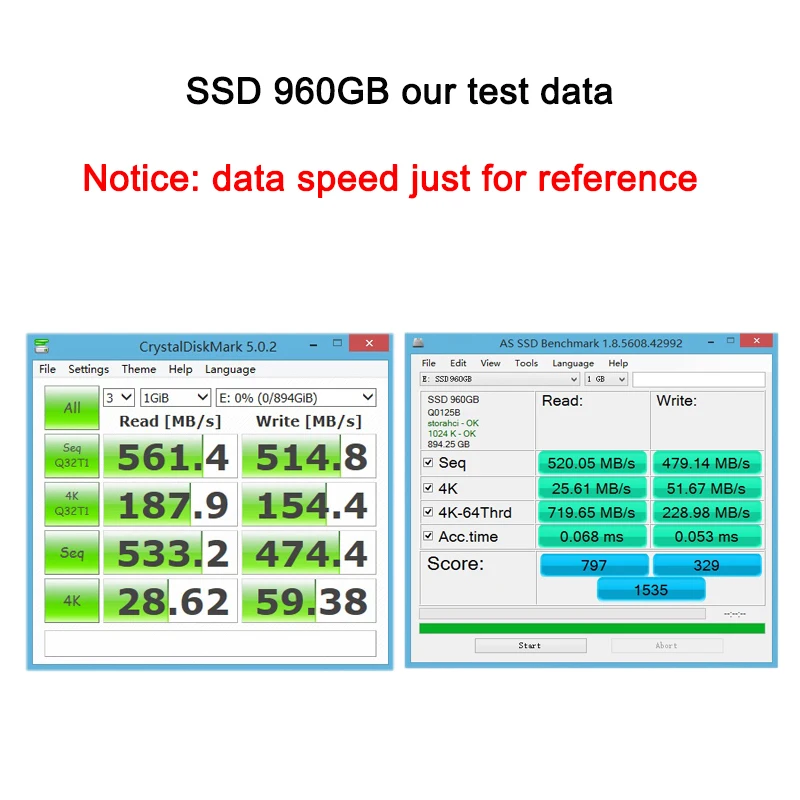 SSD 480G 240G 120G 1 ТБ Внутренний твердотельный жесткий диск SSD SATA III 2,5 "128 ГБ 256 ГБ 512 ГБ 960 и 2,5 SSD до 3,5 адаптер