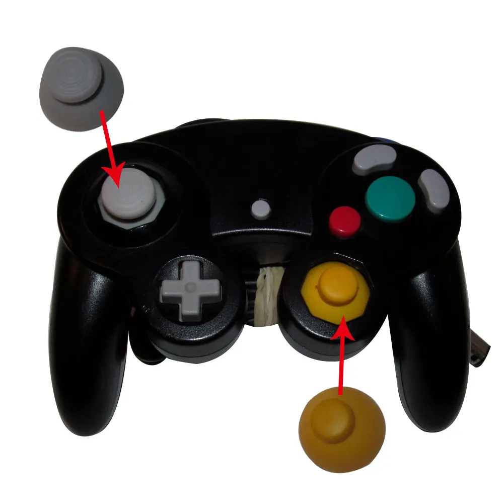 10 шт. сменный джойстик Джойстик колпачки для контроллера Nintendo Gamecube|Геймпады| |