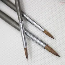 6 шт./компл., длинный стержень щётка для волос ручка-закладка Акварельная живопись ход кисти ручка акриловые принадлежности художественные Кисти