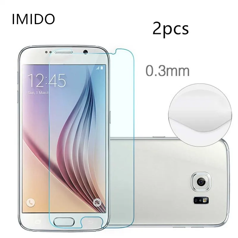 2 шт. 9 H anti Shatter царапинам Экран закаленное Стекло для Samsung Galaxy Note4/3 S6/S5 /S7 J7/J5/J3 2016 J1
