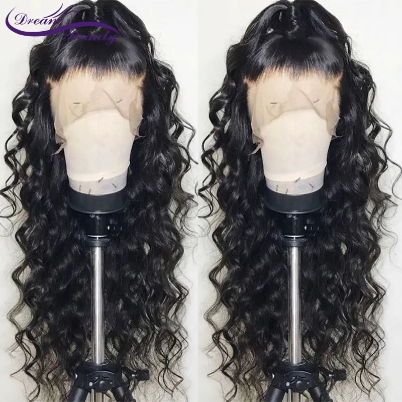 13x6 Lace Front Human Hair Wigs With Baby Hair Pre Plucked Hairline Brazilian Remy Body Wave Lace Human Hair Wigs Dream Beauty -