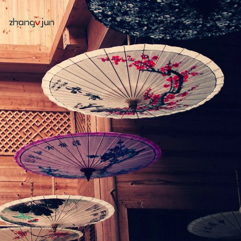 

Fashion waterproof Silk Women Umbrella Ancient Dance Umbrella Decorative Umbrella Chinese Style Oil Paper Umbrella